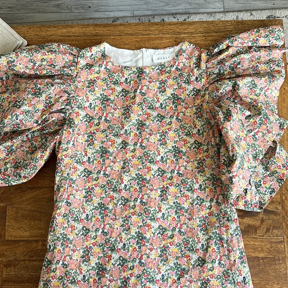 Pulling Heartstrings Pink Floral Print Dress - Picture 7 of 11